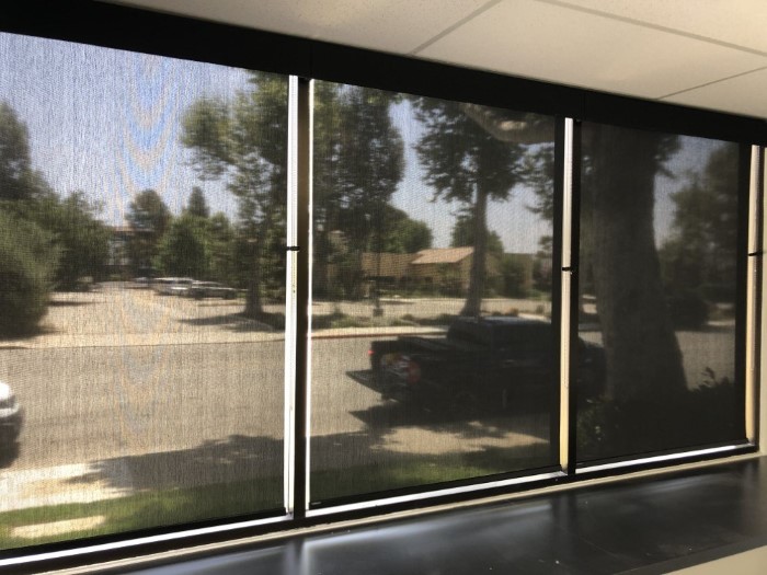 Commercial project- Norman roller shades - cordless